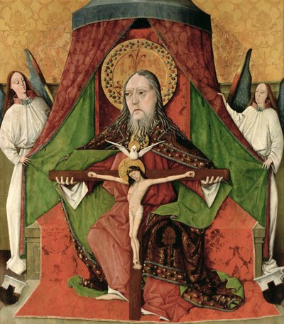 The Holy Trinity, central panel of the high altarpiece of the Church of the Holy Trinity in Mosóc, 1471 by Master Gh